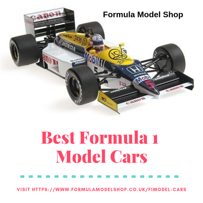 formula 1 model cars